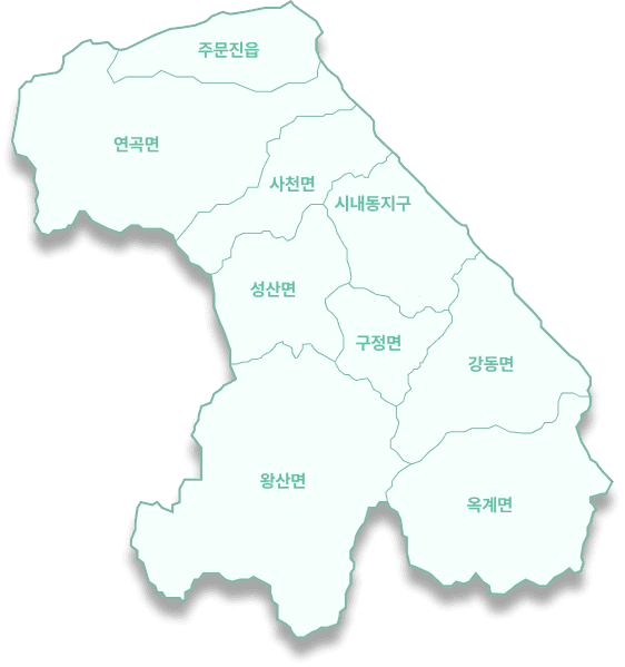 강릉 지도